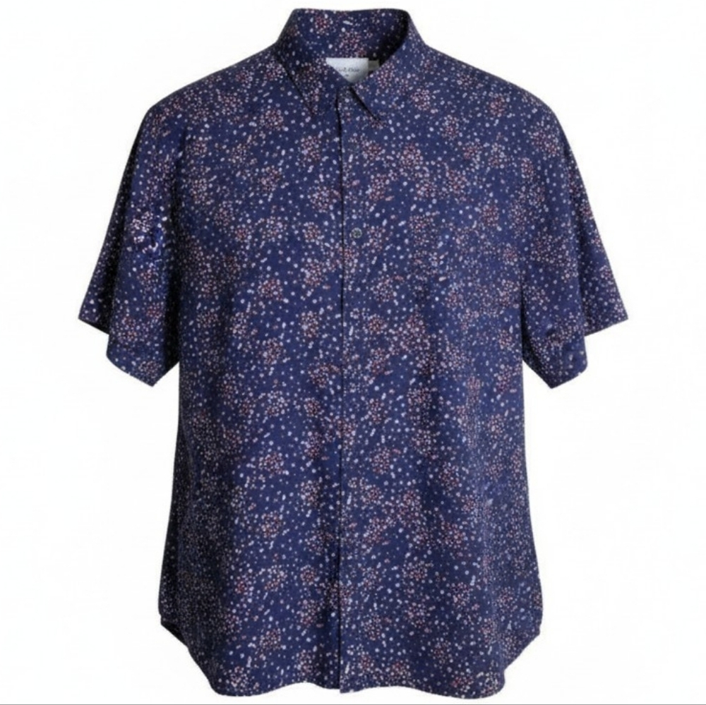 Goodfellow & Co men’s XXL standard fit printed button down short sleeve shirt